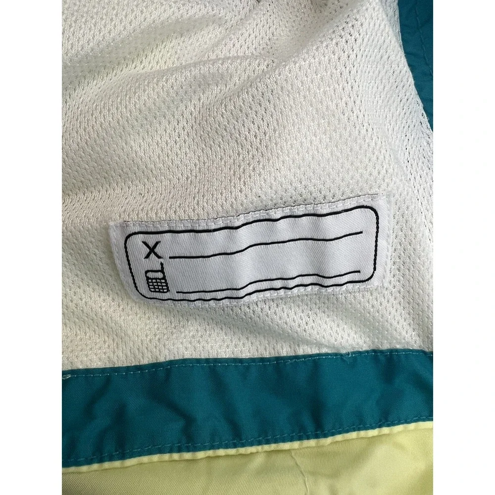 Columbia Windbreaker Youth Girls Size‎ 18/20 Yellow Full Zip With Hood